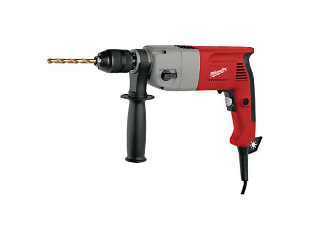 Vibracijski vrtalnik Milwaukee HD2E 13 R, 705W, Hitr. brez obr.: 0-1050/0-2200, 2,7 kg, 4933390186