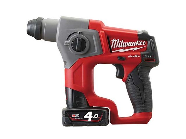 Akumulatorsko vrtalno kladivo Milwaukee M12 CH-402C FUEL, Li-Ion 2 x Aku.: 4,0 Ah, 4933441475