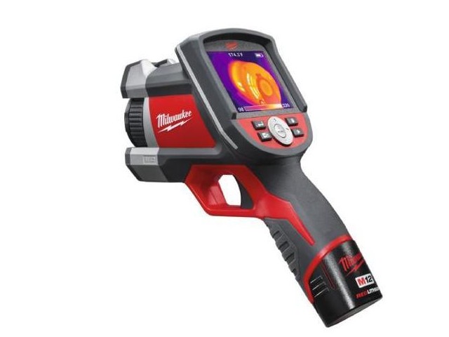 Akumulatorska toplotna kamera Milwaukee M12 TI 201C, Li-Ion 1x Aku.: 2,0 Ah, 4933441841