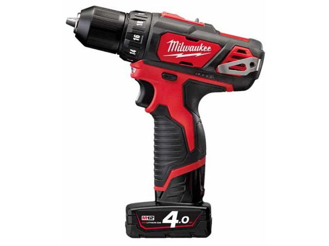 Akumulatorski vijačnik Milwaukee M12 BDD-402C, Li-Ion 2 x Aku.: 4,0 Ah, 4933441925