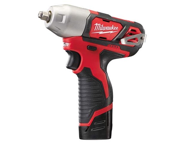 Akumulatorski udarni vijačnik Milwaukee M12 BIW38-202C SD 3/8, Li-Ion 2 x Aku.: 2,0 Ah, 4933441990