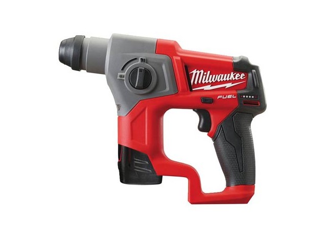 Akumulatorsko vrtalno kladivo Milwaukee M12 CH-202C FUEL, Li-Ion 2 x Aku.: 2,0 Ah, 4933441997
