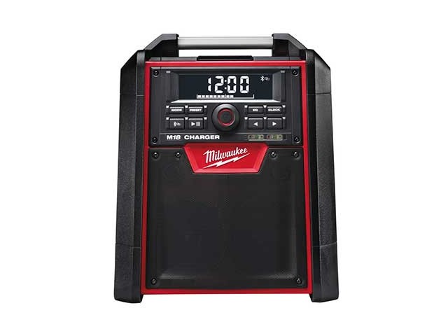 Radio-polnilnik Milwaukee M18 RC-0, Polnilnik: M18 baterij, tablic in pametnih telefonov, Bluetooth, 18V, 4933446639