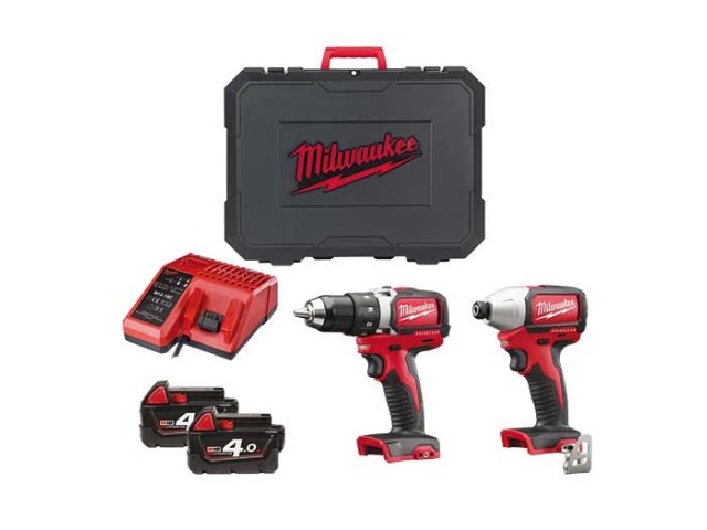 Akumulatorski set Milwaukee M18BLPP2A-402C (BLDD, BLID), Li-Ion 2x Aku.: 4,0 Ah, 4933448445