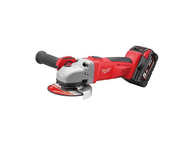 Akumulatorska kotna brusilka Milwaukee HD28 AG-125-502C, Li-Ion 2x Aku.: 5,0 Ah, 4933448541