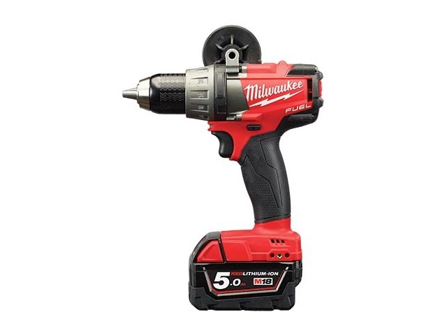 Akumulatorski vijačnik Milwaukee M18 FDD-502X FUEL, Li-Ion 2x Aku.: 5,0 Ah, 4933451064