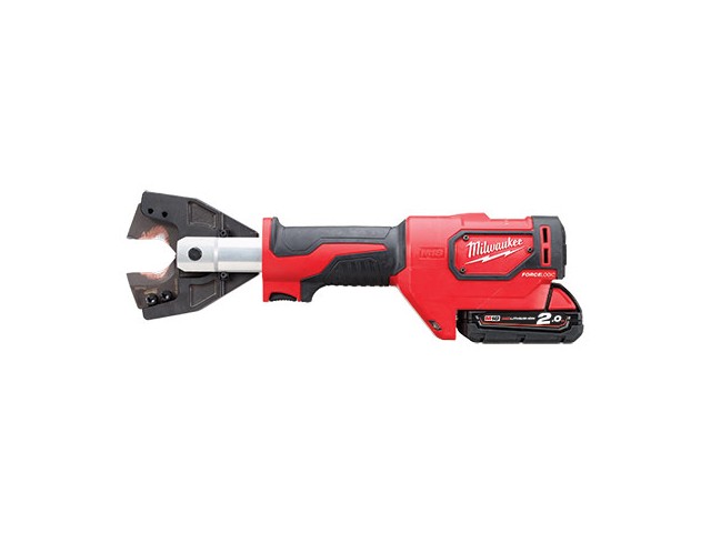 Akumulatorske hidravlične škarje za kable Milwaukee M18HCC-201CCU/AL-SETFUEL, Li-Ion 1xAku.: 2,0 Ah, 4933451199