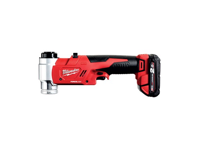 Akumulatorska hidravlična luknjalka Milwaukee M18 HKP-201CA, Li-Ion 1x Aku.: 2,0 Ah, 4933451204