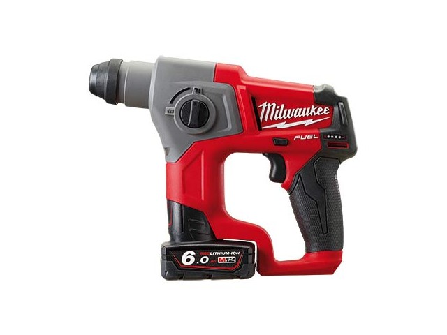 Akumulatorsko vrtalno kladivo Milwaukee M12 CH-602X  FUEL, Li-Ion 2 x Aku.: 6,0 Ah, 4933451510