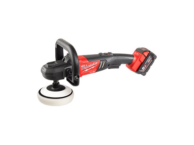 Akumulatorski polirnik Milwaukee M18 FAP180-502X FUEL, Li-Ion 2x Aku.: 5,0 Ah, 4933451550