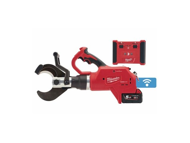 Akumulatorske hidravlične škarje za podzemne kable Milwaukee M18 HCC75R-502C FUEL, Li-Ion 2x Aku.: 5,0 Ah, 4933459271
