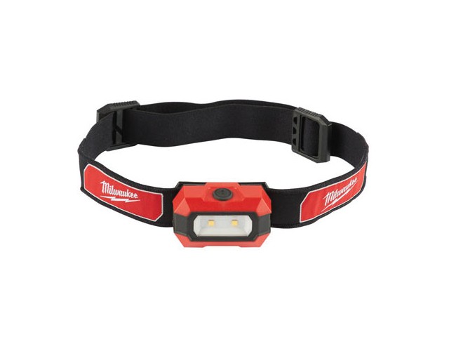 Baterijska naglavna alkalna LED svetilka Milwaukee HL-LED, 0,1 kg, 4933459441