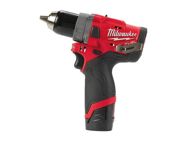 Akumulatorski vijačnik Milwaukee M12 FDD-202X FUEL, Li-Ion 2 x Aku.: 2,0 Ah, 4933459816