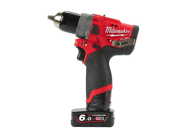 Akumulatorski vijačnik Milwaukee M12 FDD-602X FUEL, Li-Ion 2 x Aku.: 6,0 Ah, 4933459820