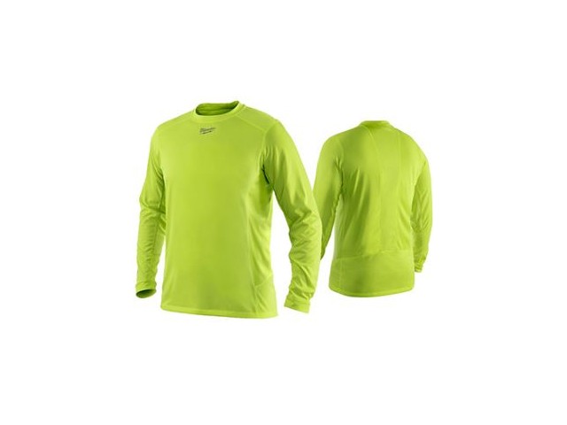 Delovna majica z dolgimi rokavi HI-VIS Milwaukee WWLSY XL, 4933464200