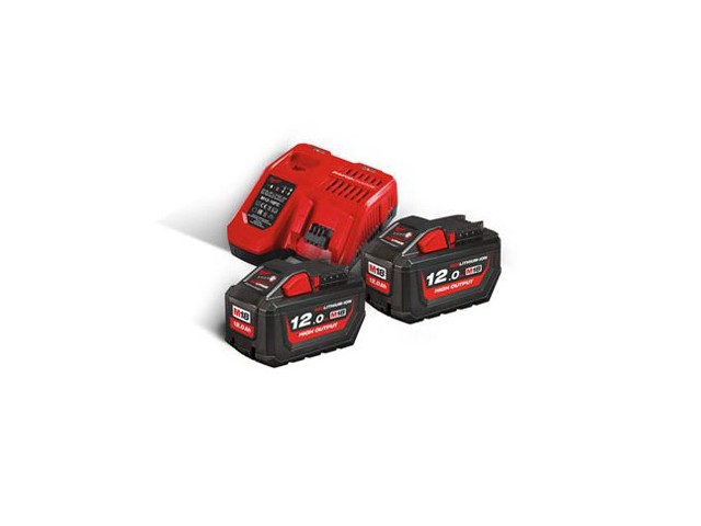 Akumulatorski power set Milwaukee M18 NRG-122, Li-Ion, 2x Aku.: 12,0 Ah+FC, 4933464261