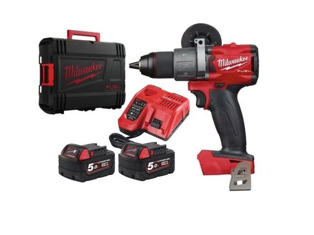 Akumulatorski vibracijski vijačnik Milwaukee M18 FPD2-502X FUEL, Li-Ion 2x Aku.: 5,0 Ah, 4933464264