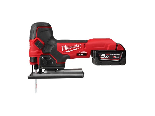 Akumulatorska vbodna žaga Milwaukee M18 FBJS-502X FUEL, Li-Ion 2x Aku.: 5,0 Ah, 4933464800