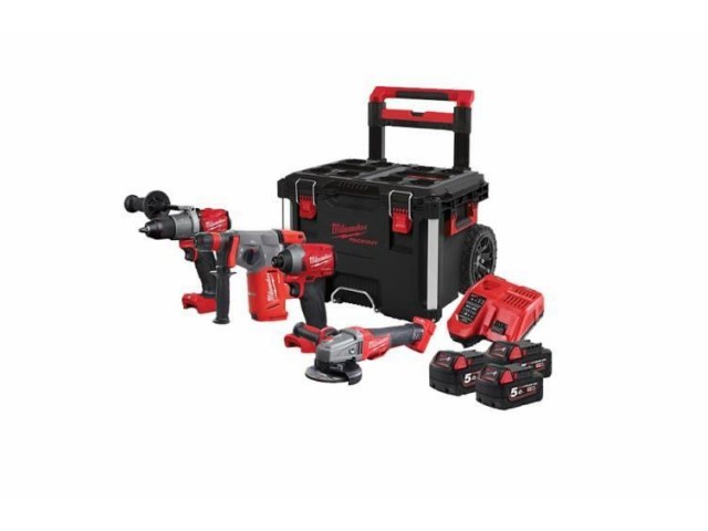 Akumulatorski set M18 FPP4A-503P(FPD2,FIWF12,CHX,125 XPDB) Milwaukee, 4933471148