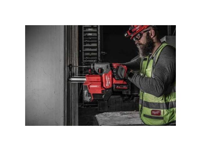 Akumulatorsko vrtalno kladivo Milwaukee M18 ONEFHXDEL-552C FUEL z odsesavanjem, 18V, SDS Plus, 2.5J, 3.4kg, 4933478506