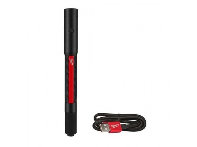Akumulatorska mini ročna USB led svetilka Milwaukee z laserjem IR PL250, 4V, 250/50lm, 0.06kg, 4933478705