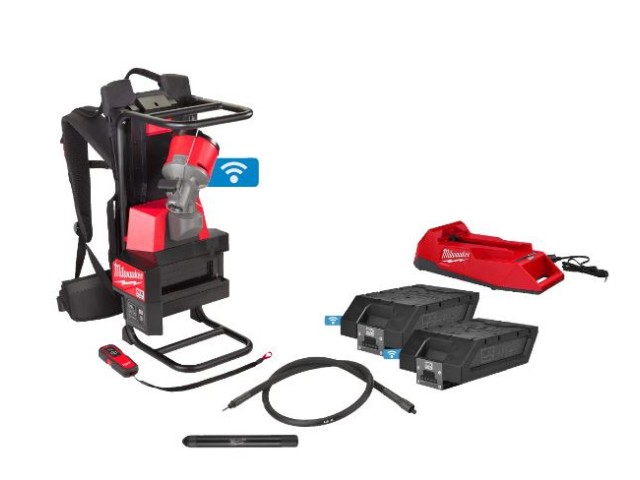 Akumulatorska nahrbtna vibrirna igla za utrjevanje betona Milwaukee MXF CVBP-602, 18V, 25.-63mm, 15.7kg, 4933479591