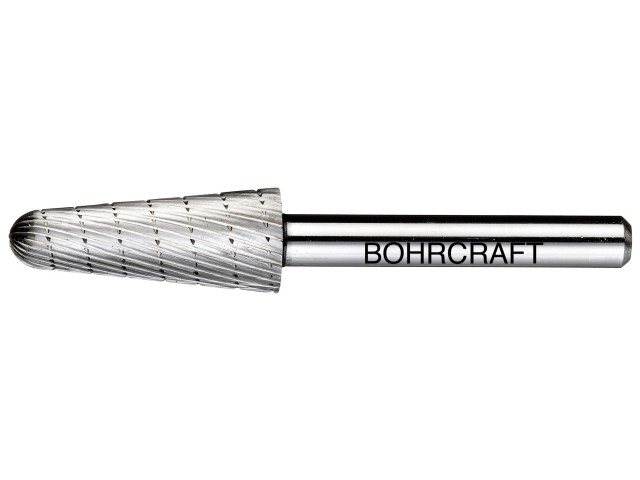 HSS roto rezkar Bohrcraft oblike L zaobljeni stožec (KEL), Dimenzije: 12x30mm, 52500301200
