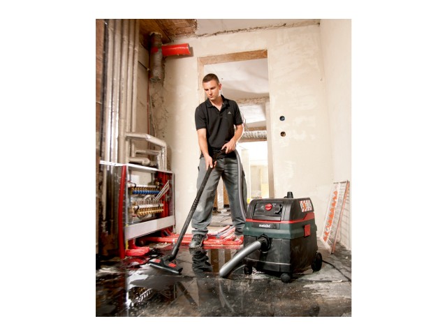 Večnamenski industrijski sesalnik Metabo ASR 25 L SC, 1.400W, 4.380L/min., 25L, 11kg, 602024000