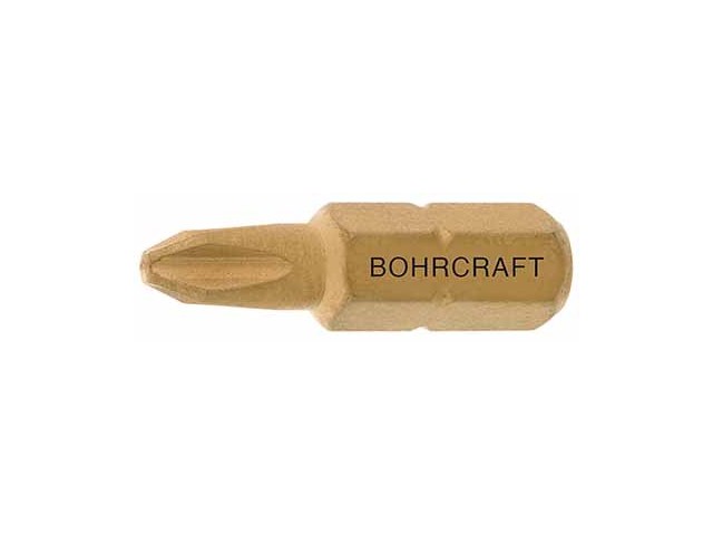 1/4 vijačni nastavek Bohrcraft PH-TiN, Dimenzije: PH3x25mm, 61211500325