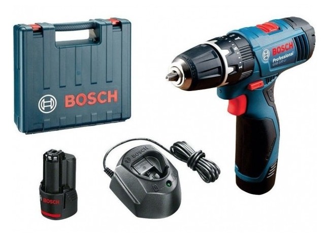 Akumulatorski udarni vrtalni vijačnik v kovčku Bosch GSB 120-LI, 10.8V, 7mm, 1kg, 06019F3006