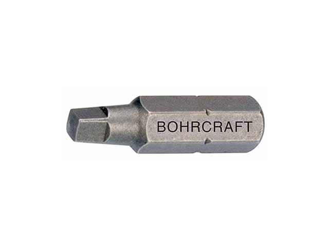 1/4 vijačni nastavek Bohrcraft kvadratni (Robertson), Dimenzije: 1x25mm, 61901500125