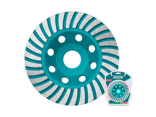 Diamantna lončasta brusilna plošča Total 125mm /20mm, TAC2411251