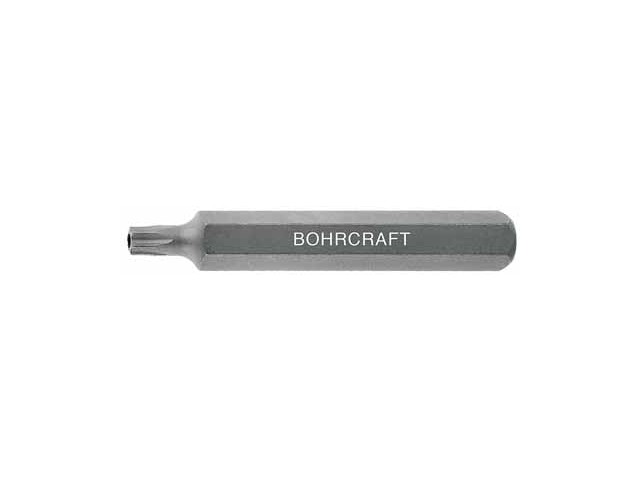 Nastavek Bohrcraft z 10 mm 6 kotnim pogonom TORX z varnostnim zatičem TR, Dimenzije: 45x75mm, 66151504575