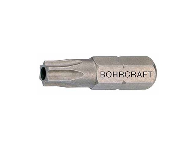 Vijačni nastavek TORX z varnostnim zatičem TR Bohrcraft 5/16, Dimenzije: TR30x35mm, 67151503035
