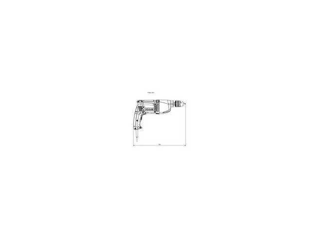 Električni vibracijski vrtalnik Perles PSB9-713S, 750W, 13mm, 2.5kg, 8900204
