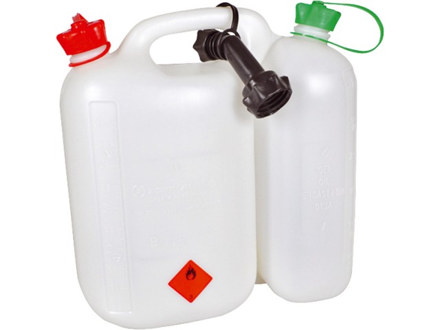 Kombinirana posoda Makita, 5l gorivo, 3l olje, transparentna, 949000036