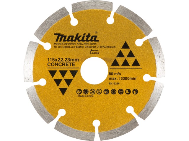 Diamantna rezalna plošča Makita, 125 mm, A-84115