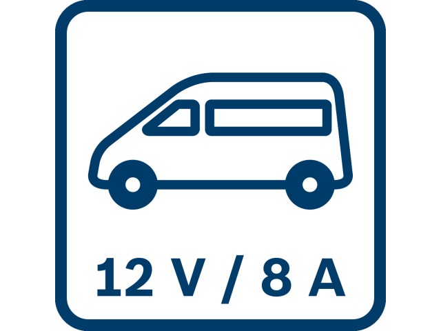 Začetni komplet za brezžično polnjenje Bosch litij-ionska akum. baterija GBA 18 V 2,0 W+avtomobilskega polnilnika GAL 1830 W-DC, 1600A00C48