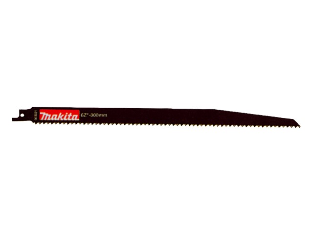 HCS žagin list za sabljasto žago Makita, Dimenzije: 300x1,25mm, Zob: 6, Pakiranje: 5kos, B-03030