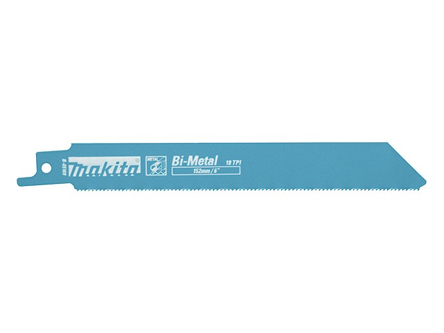 Bi-Metal žagin list za sabljasto žago Makita, Dimenzije: 152x0.9mm, Zob: 18, Pakiranje: 25kos, B-05169-25