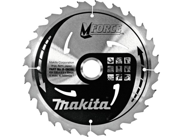 TCT MForce žagin list za les Makita, B-08090