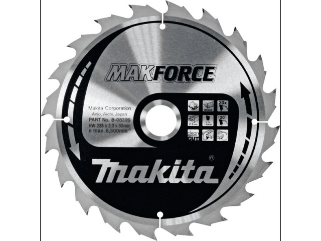 TCT MAKForce žagin list za les Makita, B-08399