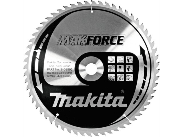 TCT MAKForce žagin list za les Makita, B-08595