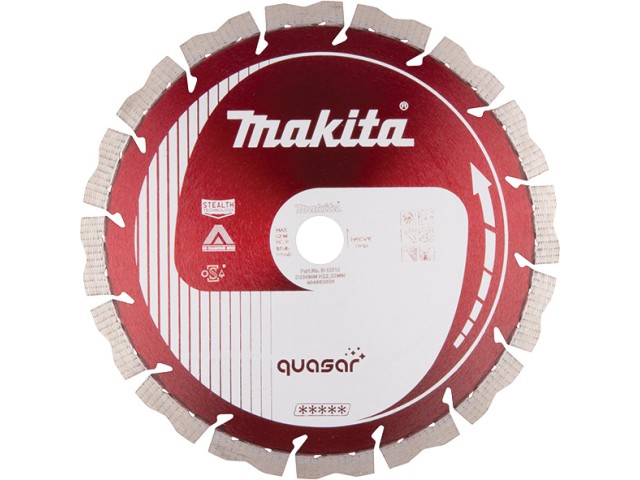 Diamantna rezalna plošča Makita, Segmented, 3DDG, Stealth, 300 mm, B-13459