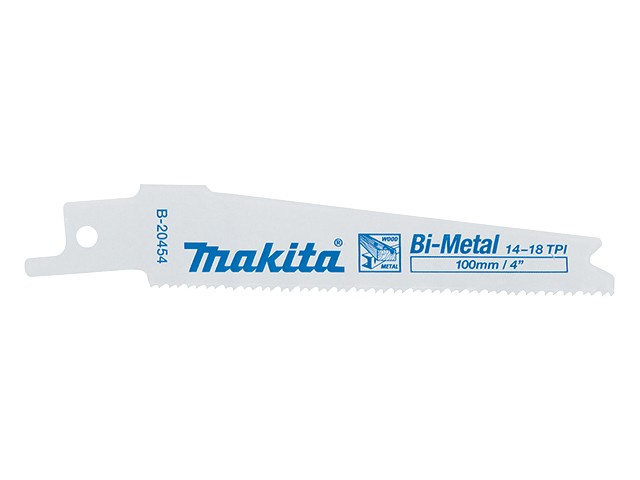 Žagin list za sabljasto žago Makita, les, kovina, 100mm, Pakiranje: 5kos, B-20454