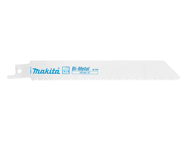 List za sabljasto žago Makita, za les, kovino, 152mm, 10TPI, Pakiranje: 5kos, B-31843