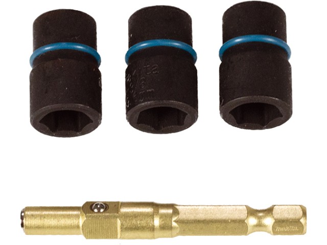 Natični ključ Makita, Dimenzije: 9,6mm x 3kos (1/4) - sestavljiv, B-40369