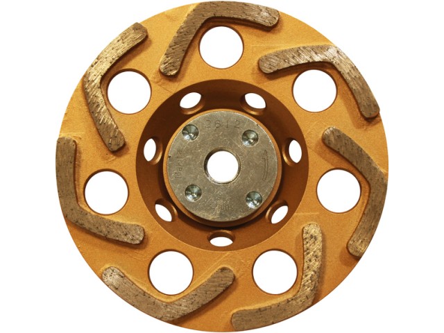 Diamantna lončasta brusilna plošča Makita, grobo, Dimenzije: 125mm, M14, B-48555
