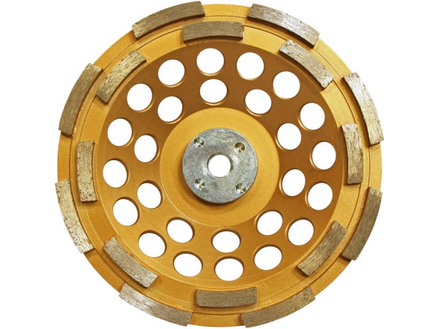 Diamantna lončasta brusilna plošča Makita, grobo, Dimenzije: 180mm, M14, B-48608