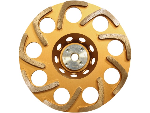 Diamantna lončasta brusilna plošča Makita, Dimenzije: 180mm, M14, B-48614